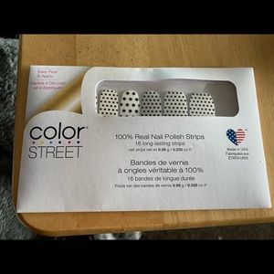 Polka dot com color street nails